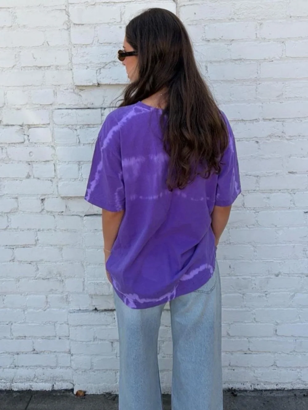 Vtg 90s oversized Purple tie-dye California Bay Company tee in XL #tiedye #calif
